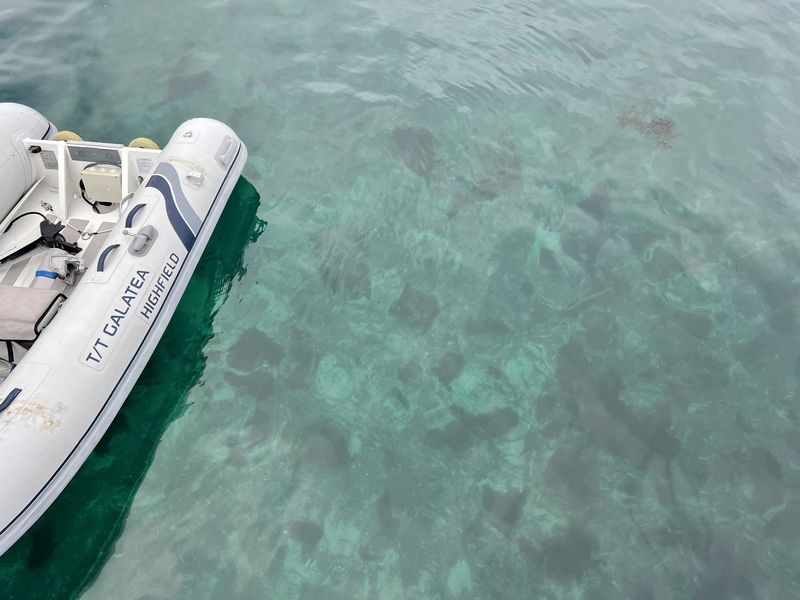 Just over 20 feet to the bottom here. Amazingly clear.