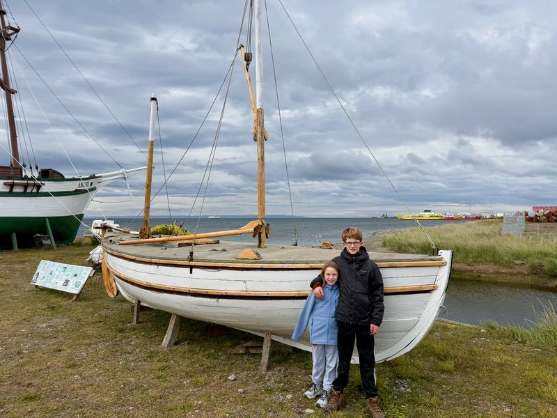 The James Caird which Shackleton and crew sailed to find help