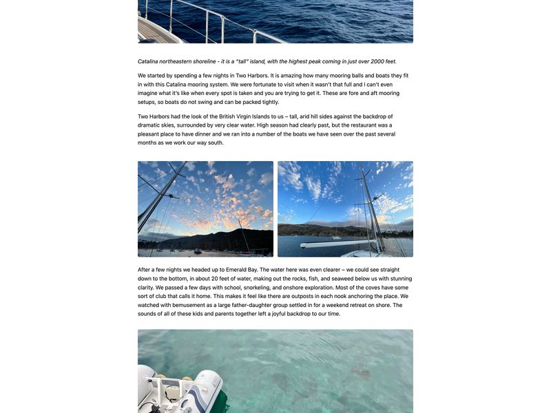 A blog post with an auto-grouped image grid — the pipeline was rebuilt underneath, the layout is unchanged.
