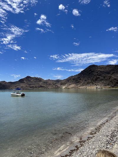 Looking south along the beach in Coyote