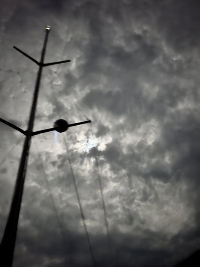 The moon off Pillar Pt as we motored south - the motion of the swell makes it hard to take a crisp photo at night
