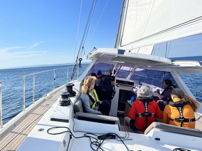 Sailing just off of Port Angeles