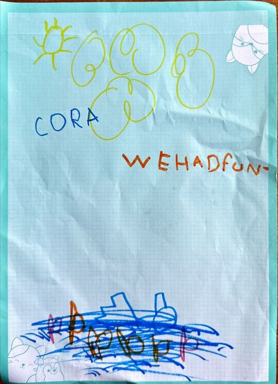 Cora’s small moment about our snorkeling around Isla Isabel