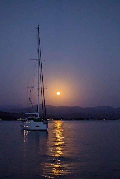 A full moon rising over Tenacatita